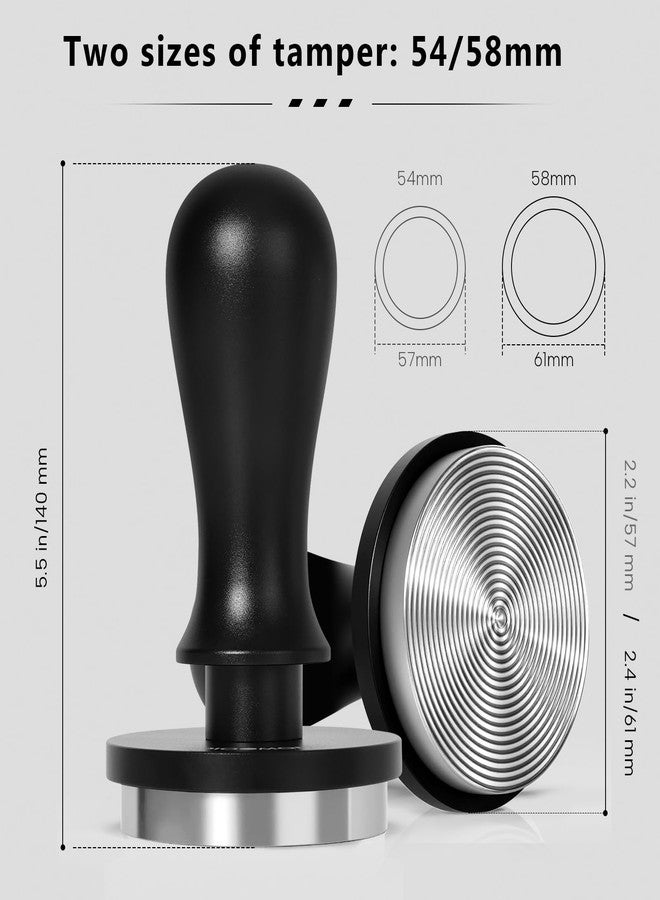 Dioomod 54mm Espresso Tamper, Spring Loaded Coffee Tamper Tool, Stainless Steel Calibrated Espresso press Tool for Breville Series 54mm Portafilter Basket, Barista Coffee Accessories - Image 3